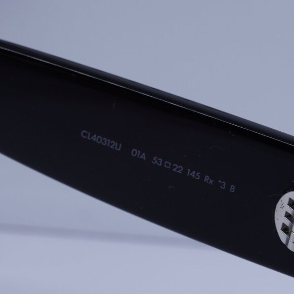 Celine CL40312U TRIOMPHE 01A Oval Sunglasses - Black/Grey - Picture 8 of 10